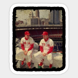 Rob Dibble and Norm Charlton in Cincinnati Reds Sticker